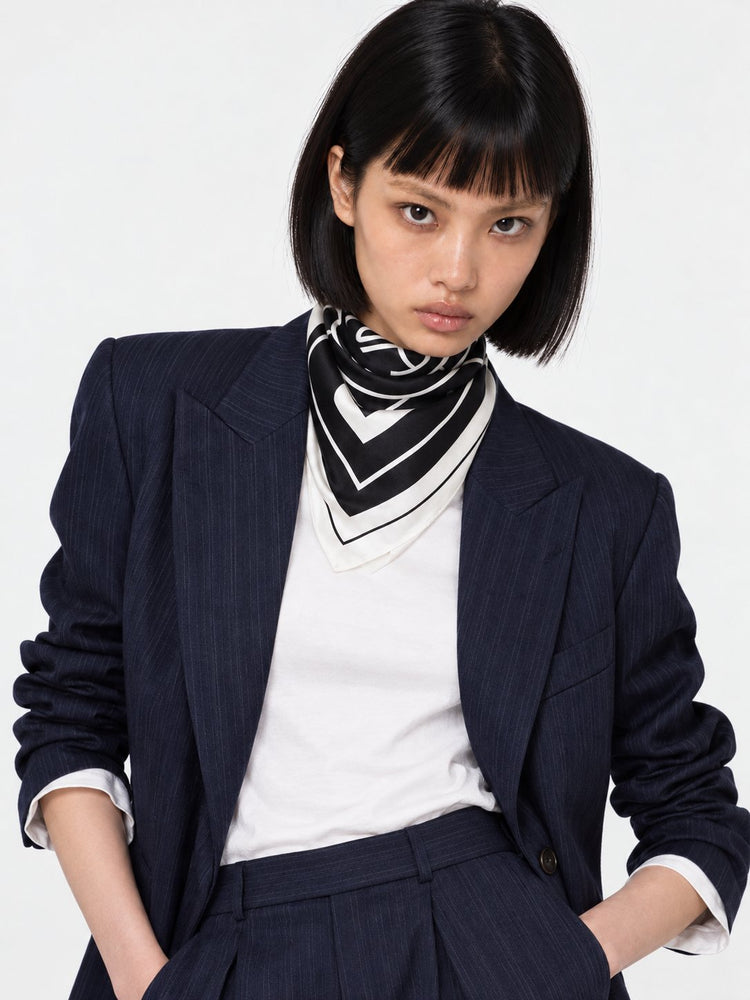 YORK SCARF AB - BLACK