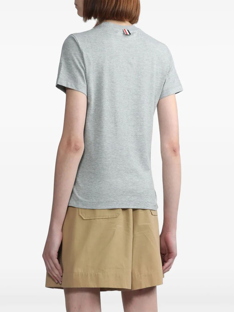 RELAXED FIT SS TEE WITH SIDE SLITS IN LT WEIGHT JERSEY