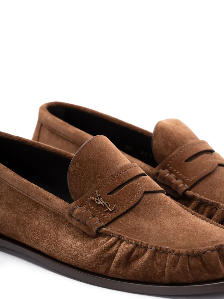 Laurent suede loafers