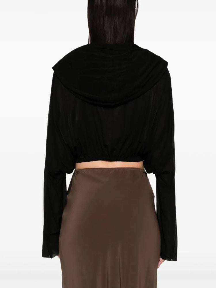 CROPPED HOODED TUNIC