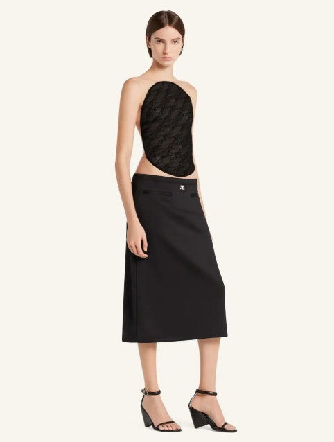 BODYSUIT ILLUSION CIRCLE LACE
