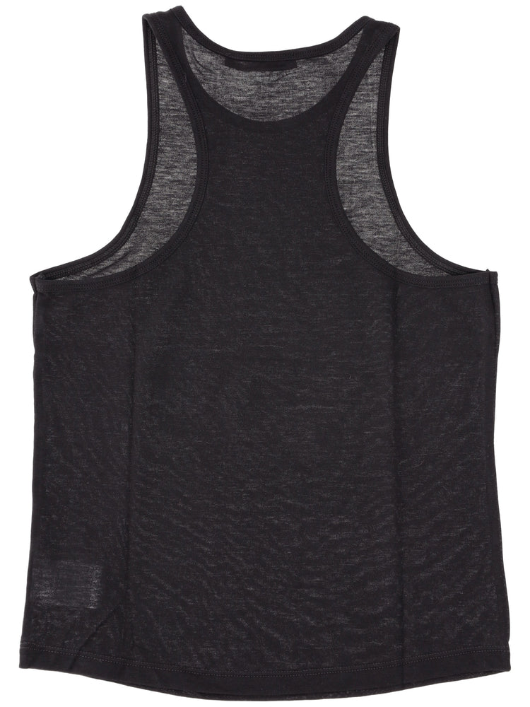 light jersey cotton cropped tank top