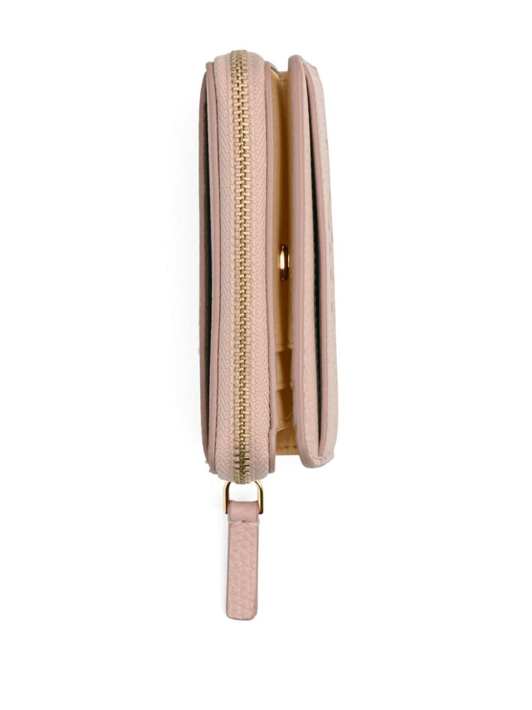 The Leather Mini compact wallet