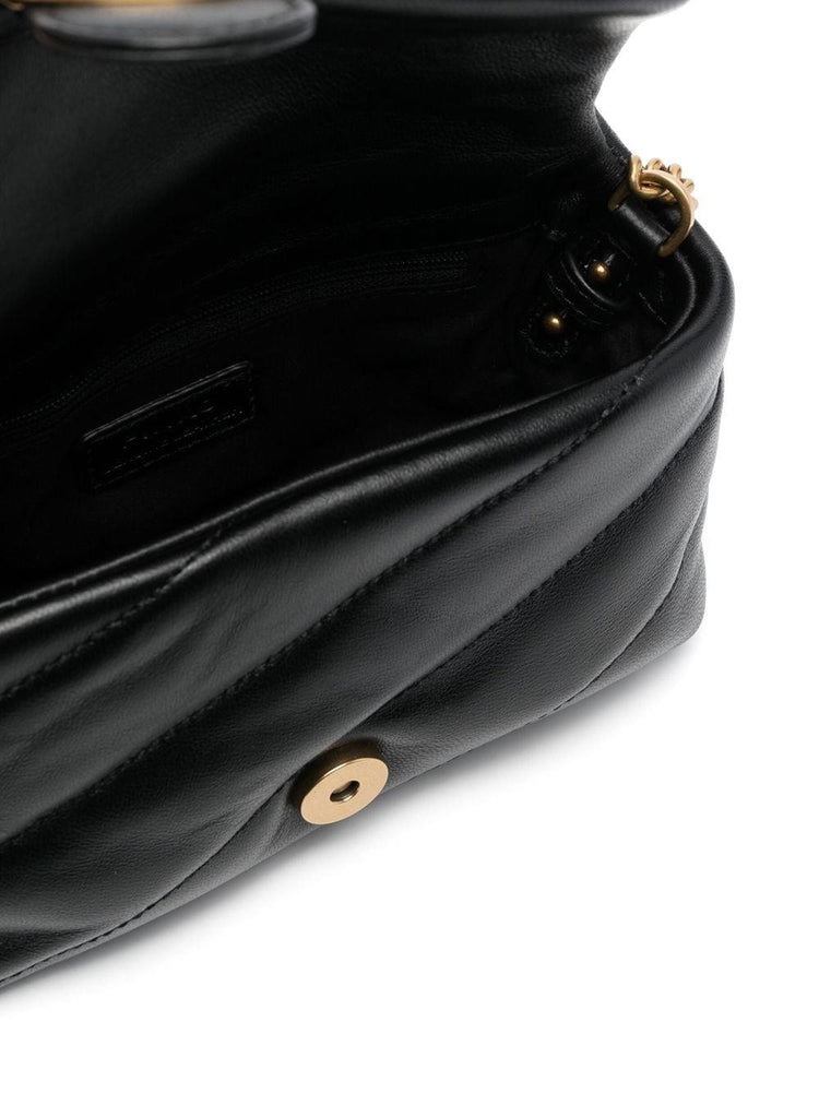 Baby Love quilted leather shoulder bag nappa