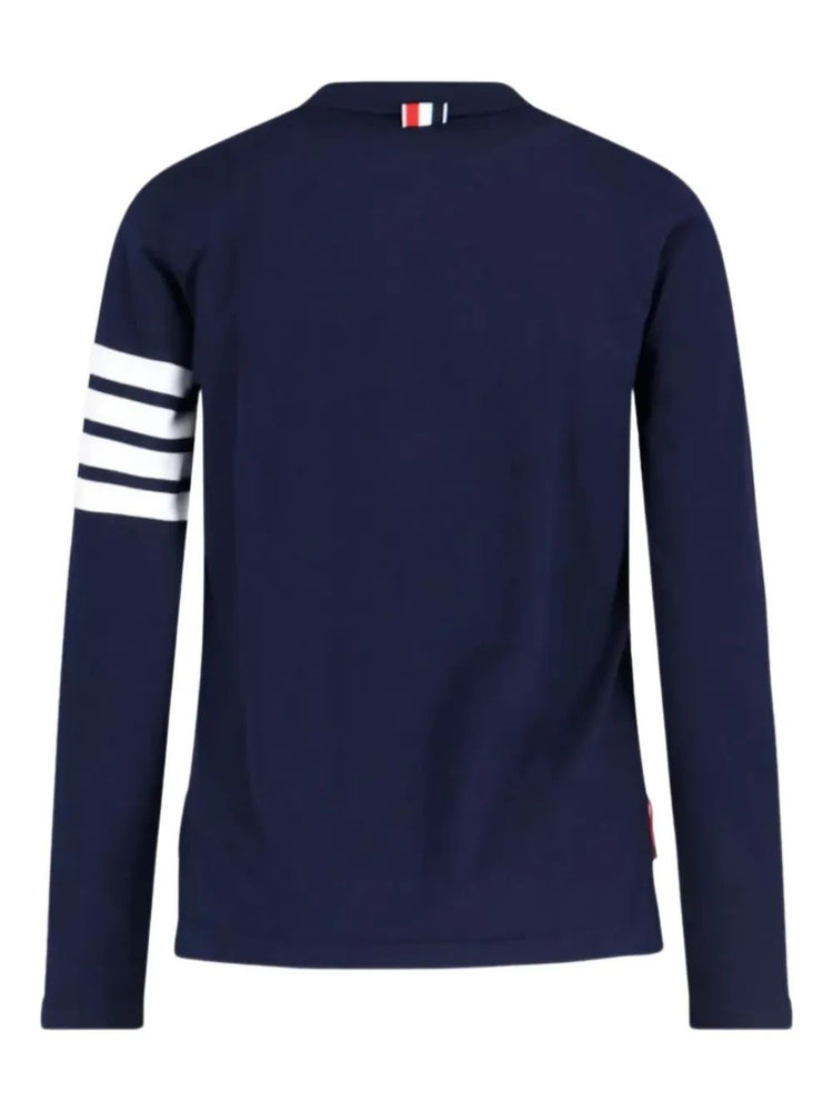 LONG SLEEVE TEE W/ ENGINEERED 4 BAR IN SUSTAINABLE JERSEY
