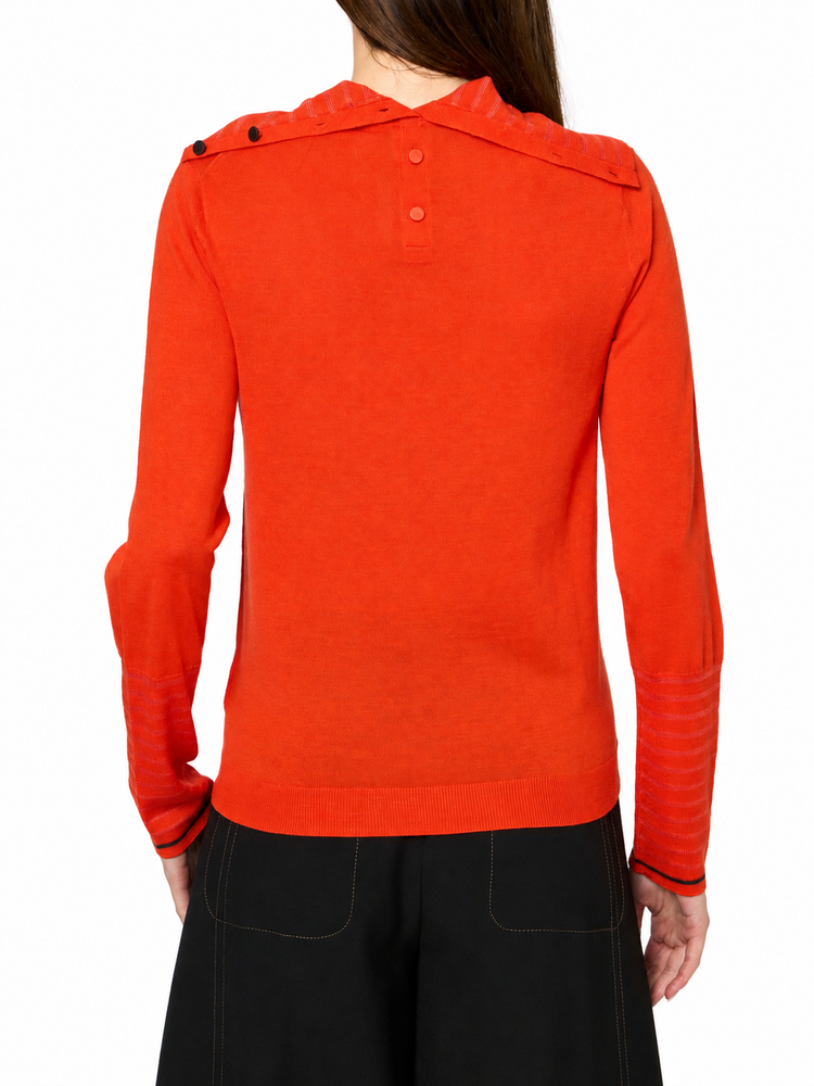 WOMENS KNITTED SWEATER ROLL NECK