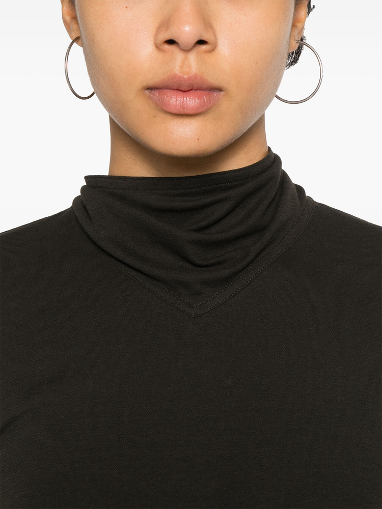 LONG SLEEVE FOULARD TOP