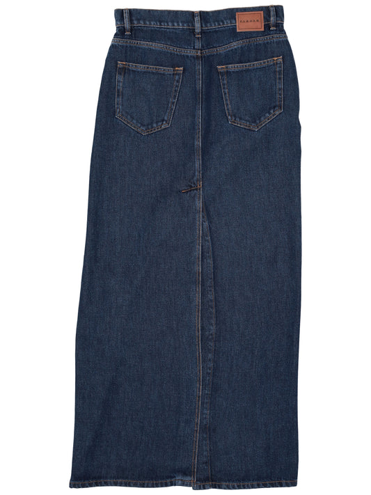 Joy long denim skirt