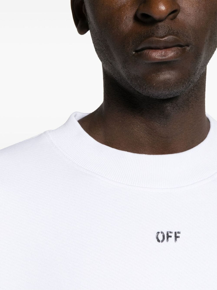 embroidered-logo cotton sweatshirt