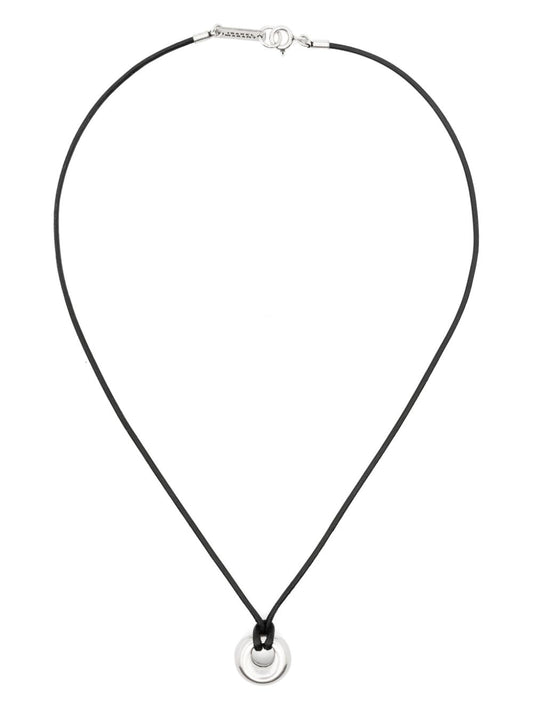 logo-charm necklace