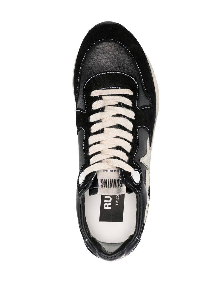RUNNING SOLE NAPPA UPPER AND HEEL LEATHER STAR