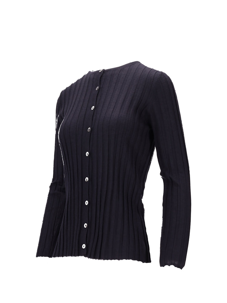 CARDIGAN Cashmere+seta