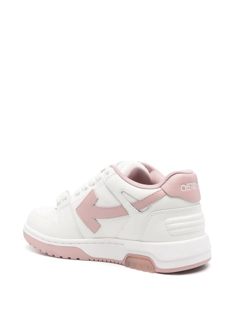 OUT OF OFFICE CALF LEATHER WHITE - PINK