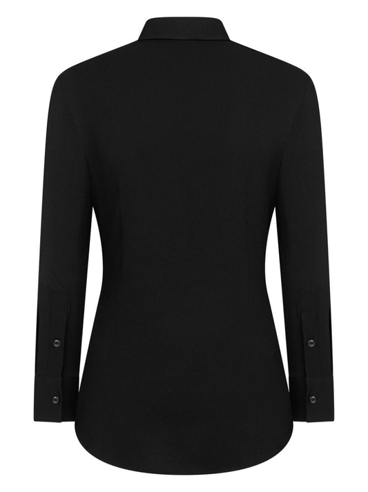 star-appliqué crystal-embellished shirt