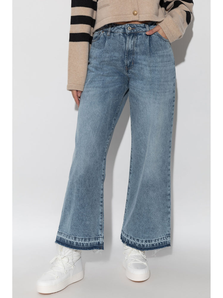 wide-leg jeans