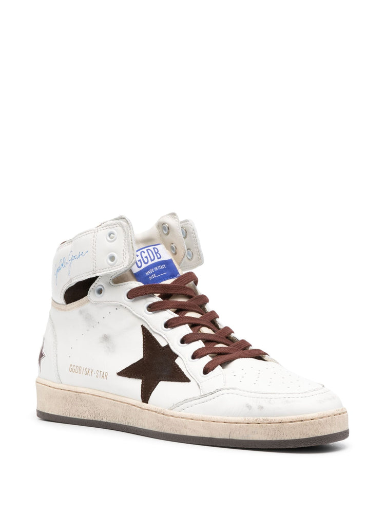 SKY STAR NAPPA UPPER AND SPUR NYLON TONGUE SUEDE STAR
