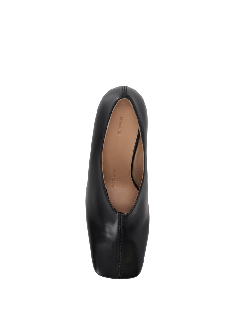 STITCH CHAIN HEEL PUMP W