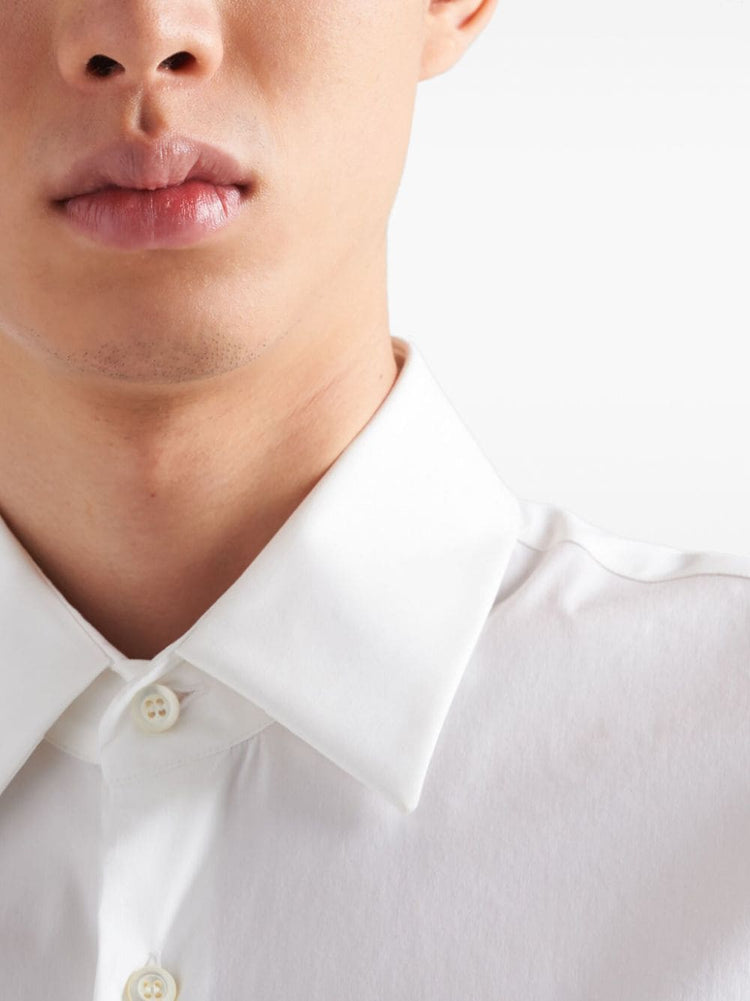 long-sleeve cotton shirt