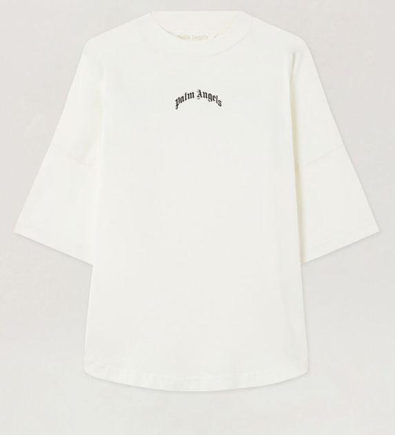 CURVED LOGO OVER TEE