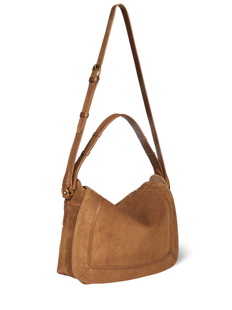 Pepito large suede bag