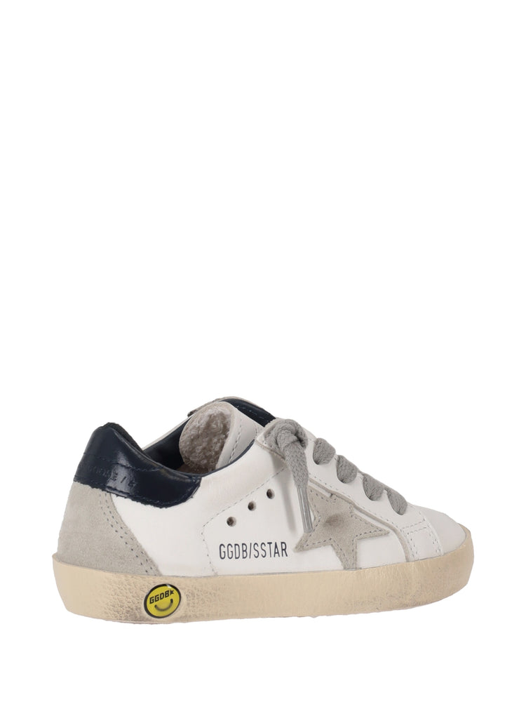 SUPER-STAR LEATHER UPPER AND HEEL SUEDE STAR AND SPUR