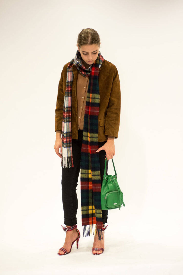 leather satchel bag red