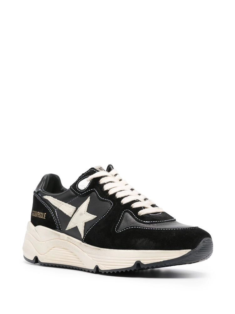 RUNNING SOLE NAPPA UPPER AND HEEL LEATHER STAR