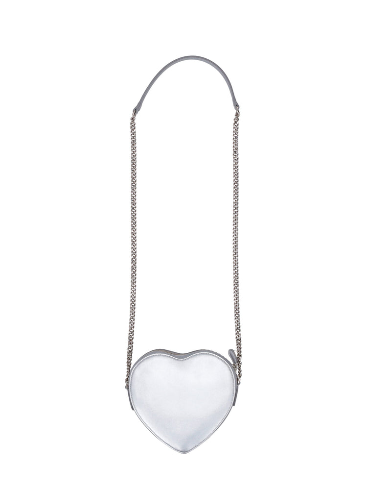 HEART CROSSBODY METALLIC