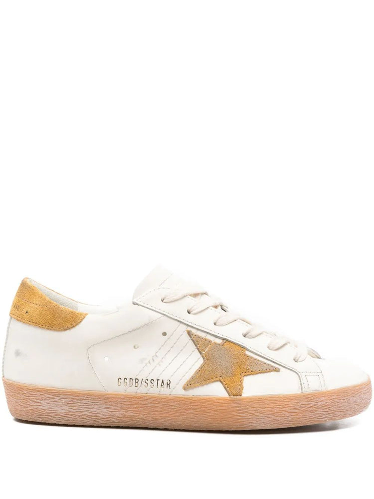 SUPER STAR LEATHER UPPER TOE AND TONGUE SUEDE STAR AND HEEL