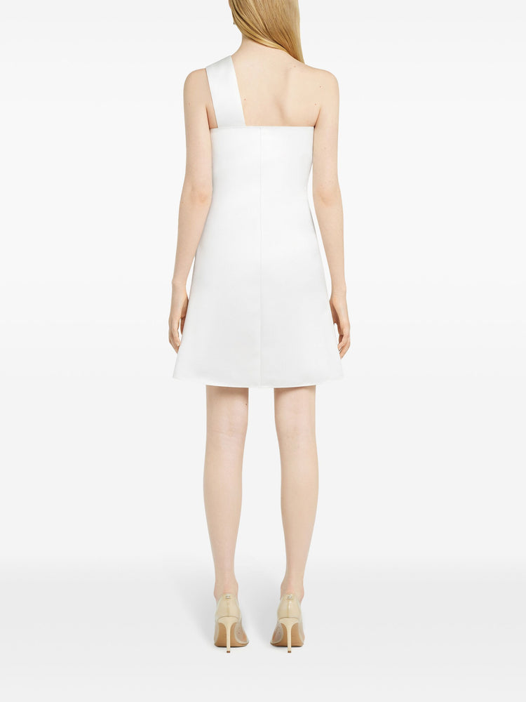 cut-out satin dress