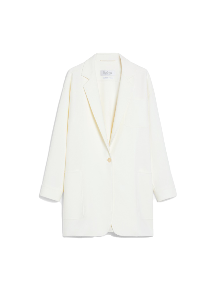 Orlaya oversize stretch-wool canvas jacket