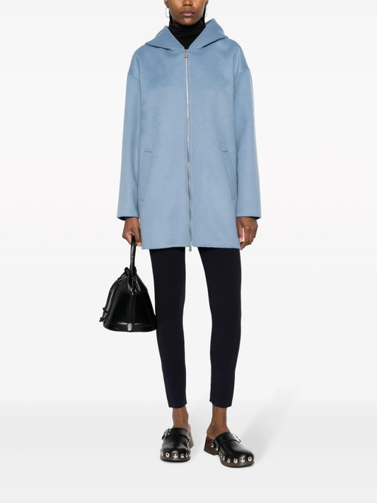 high-waisted elasticated-waistband leggings