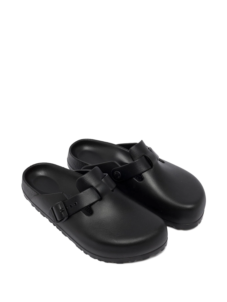 Boston leather clogs