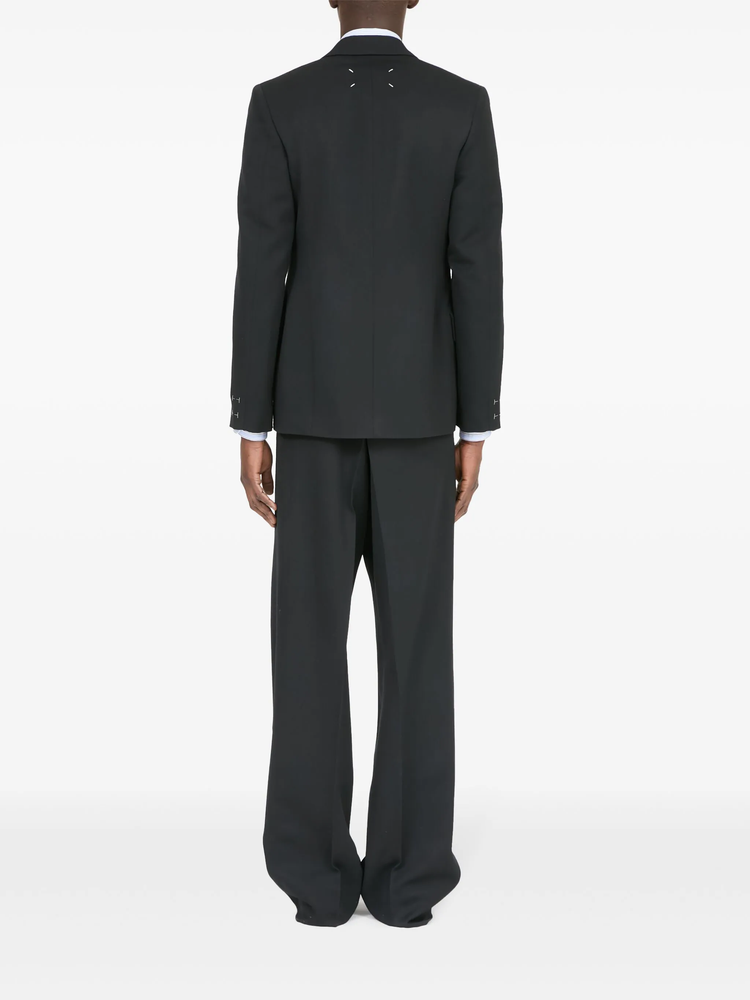 four-stitch wool blazer