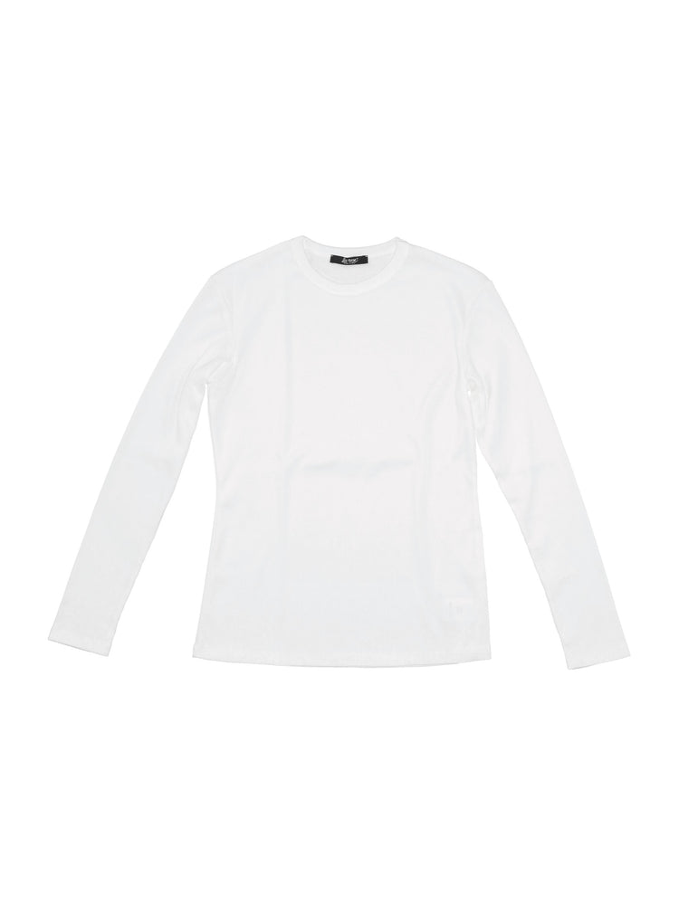 long sleeve ribbed t-shirt