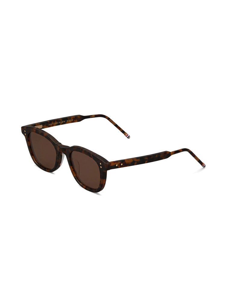 Tokyo tortoiseshell rectangular-frame sunglasses