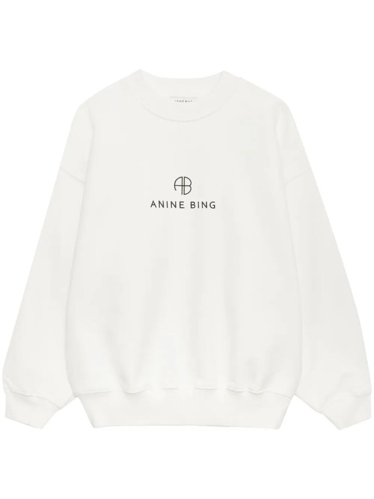 JACI SWEATSHIRT MONOGRAM  IVORY