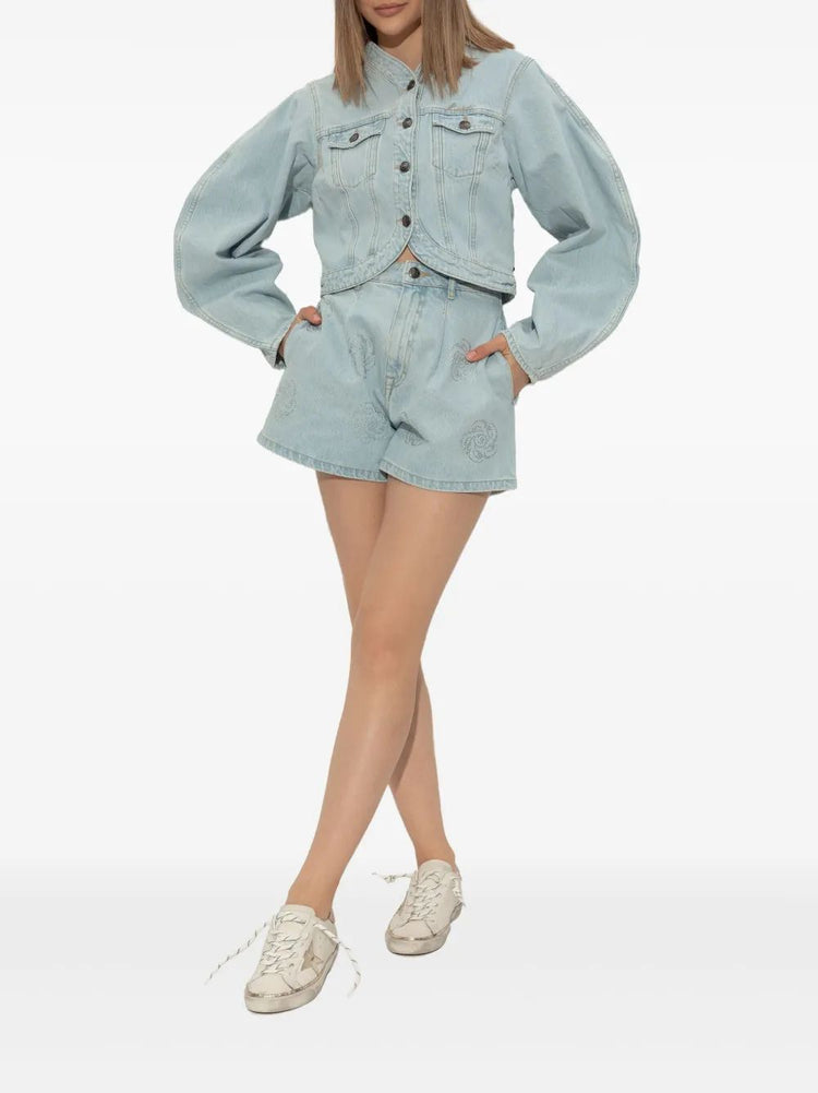 SUPER STAR LEATHER UPPER LAMINATED STAR AND HEEL GLITTER EDGE