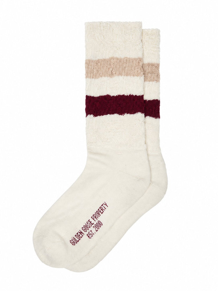 SOCKS HIGH RIB/STRIPES/RIPPED