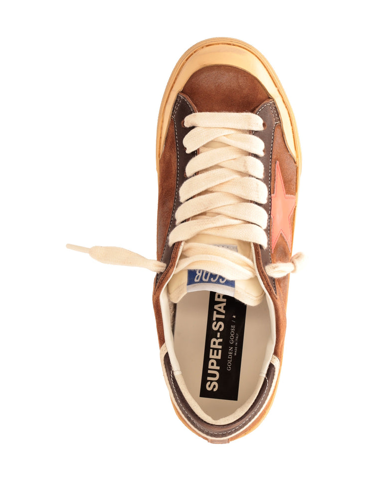 SUPER STAR SUEDE UPPER NYLON TONGUE LEATHER STAR AND HEEL