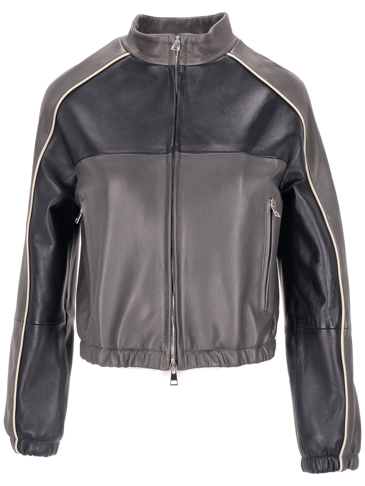 leather bomber