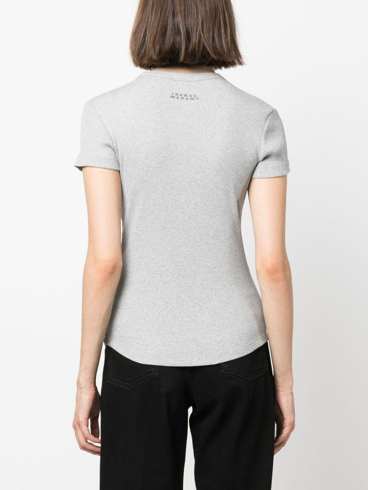 Taomi ribbed cotton T-shirt