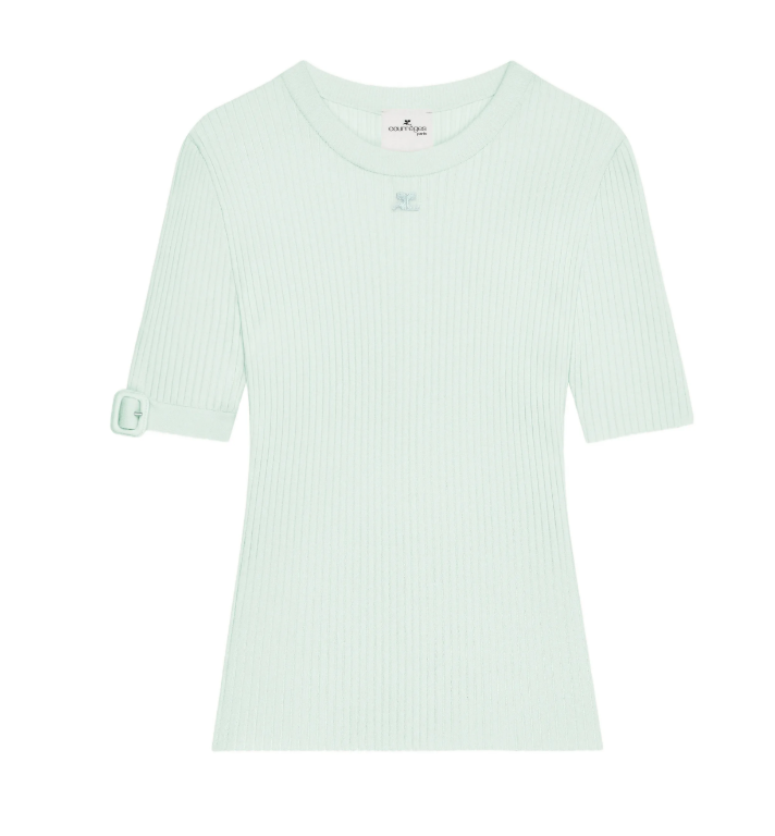 TOP BUCKLE RIB KNIT