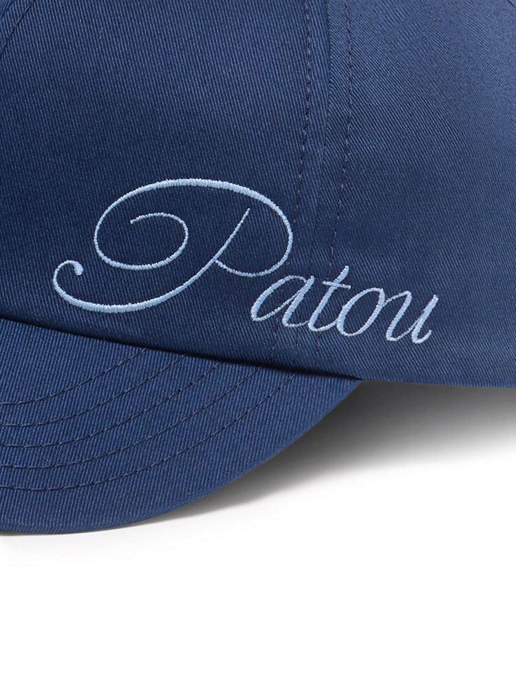 logo-embroidered cap