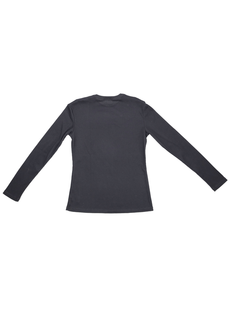 long sleeve ribbed t-shirt