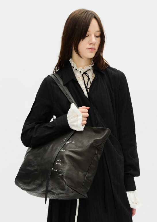 BES TOTE BAG WITH PRINT "THE RETURN OF LIGHT" VINT