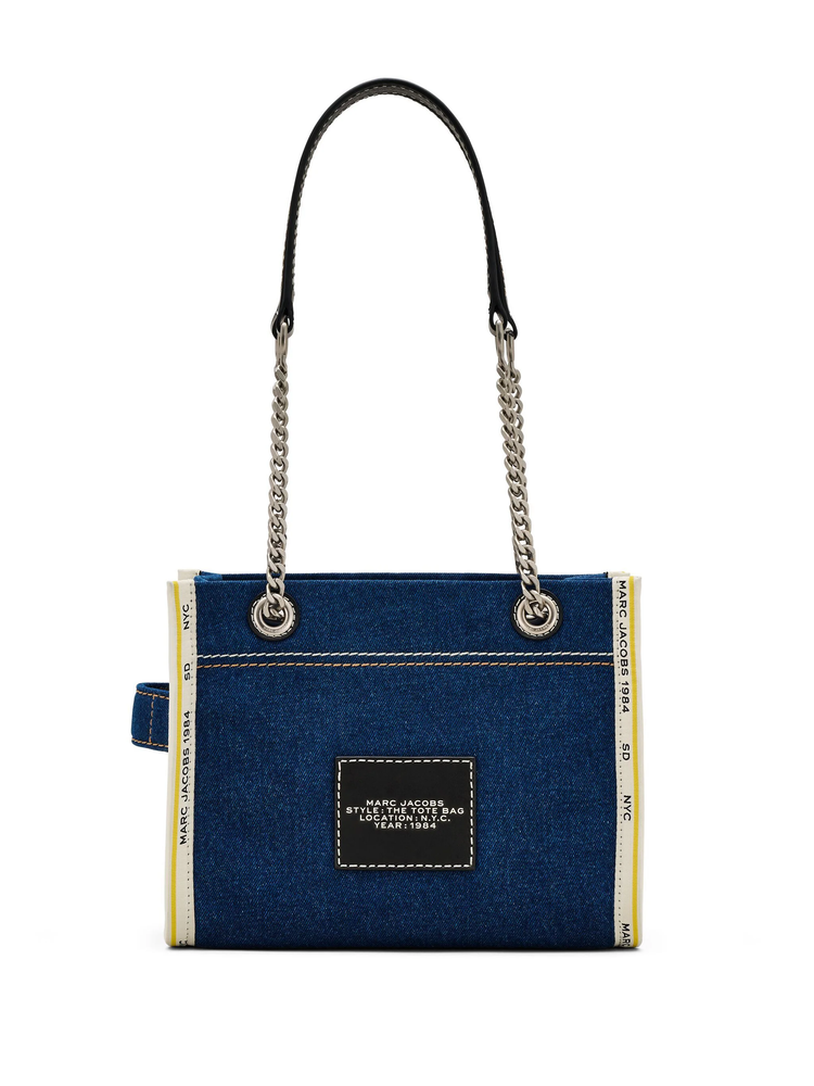 The Denim Chain Small Tote bag