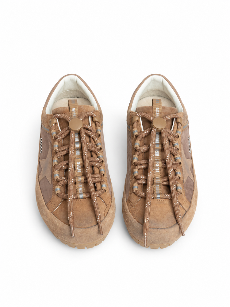 SUPER STAR SKI DOLMIAS AND SUEDE UPPER NABUK STAR AND HEEL SUEDE SPUR