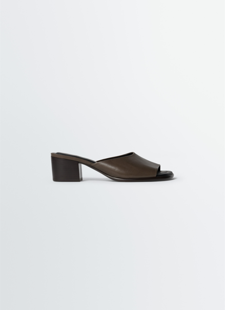 SQUARE HEELED MULES 55