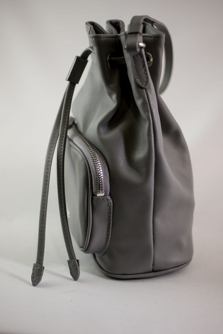 leather satchel bag red